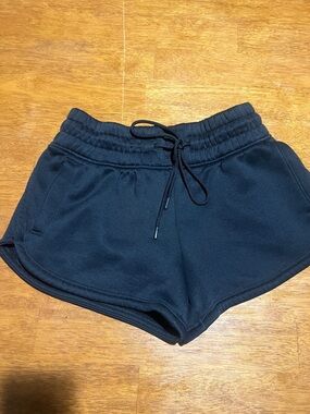 Women's Love & Sports Black Drawstring Athletic Shorts - Small
